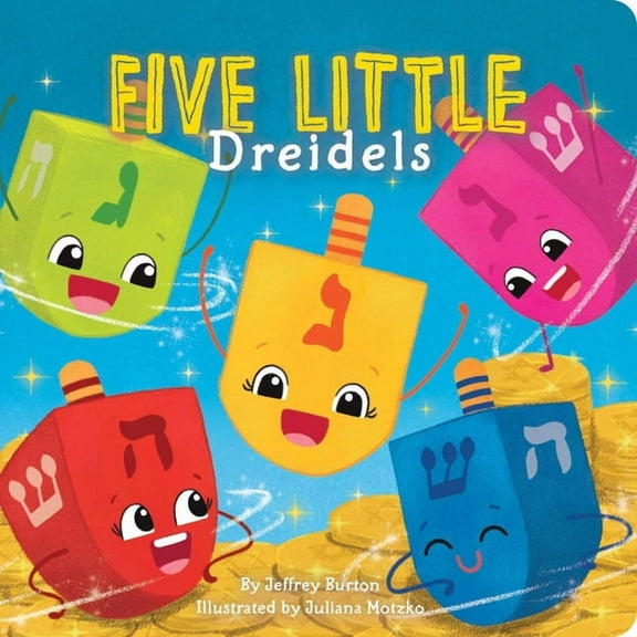 Five Little Dreidels, (Board Book)