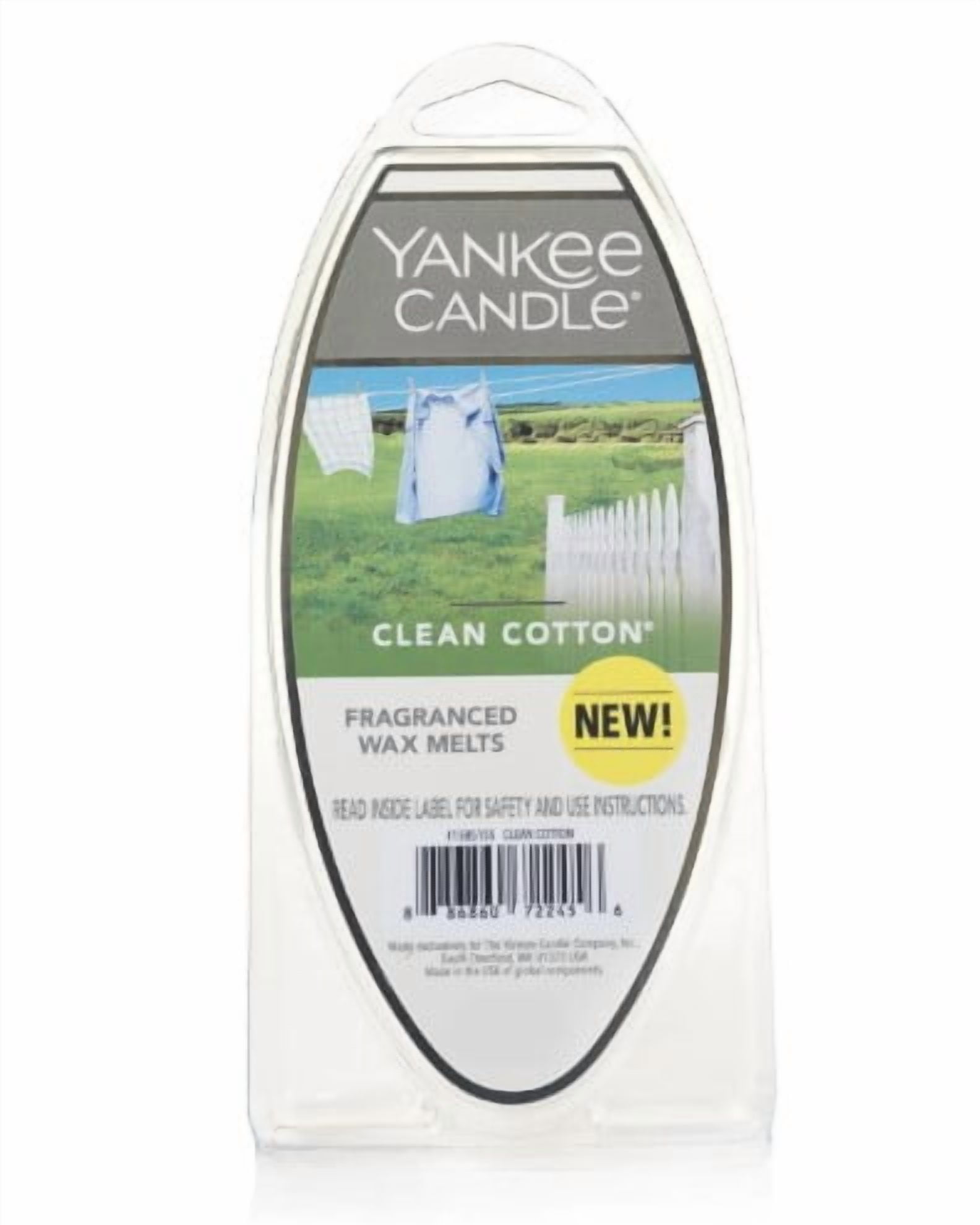 Yankee Candle Wax Melts Pack of 2 - Home Sweet Home and Clean Cotton