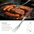thumbnail image 5 of Heavy-Duty Grilling Accessories Rose Wooden BBQ Grilling Tools SetOutdoor Grill Set With Spatula Fork Brush And Tongs Essential Accessories For Barbecue And Grill. Ideal Gift For Men, 5 of 7