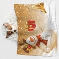 thumbnail image 6 of Naloa Christmas Snowman Gift Dog Blanket, 3 Sizes Cat Blanket for Indoor Cats Large Medium Small Dog Gifts-Small, 6 of 8