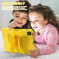 thumbnail image 6 of Kids Case for iPad Air 13-inch (M3) 2025, (M2) 2024 / iPad Pro 13 Inch M4 / iPad Pro 12.9 (2018/2020/2021/2022), Cute Butterfly Rotating Stand Lightweight Kids Friendly Shockproof Case, Yellow, 6 of 6