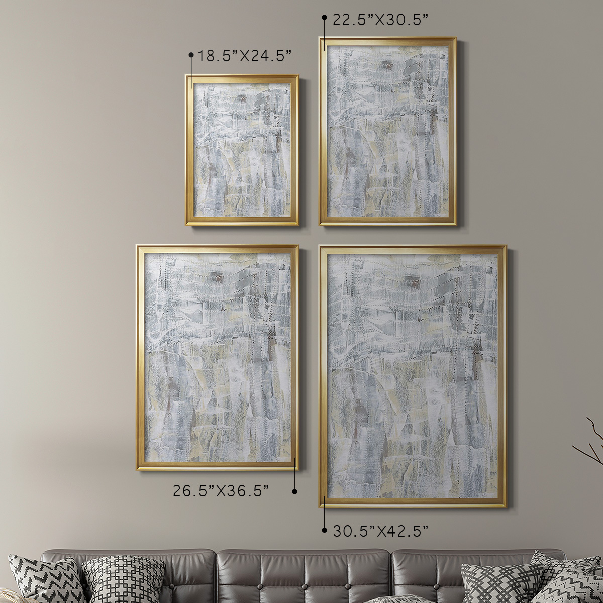 Ghost Town I Premium Framed Print, in Gold, Black, or Silver - Ready to Hang