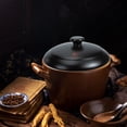 thumbnail image 3 of Claypot Rice Casserole Lid 3 PCS Stewing Ceramic Braised Chicken Dish Cookware Stove Accessories Enamelware Ceramics, 3 of 6