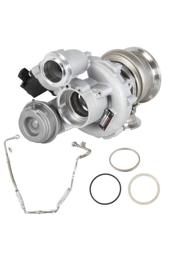 Turbo Turbocharger w/ Gaskets & Oil Line For BMW X5 X6 V8 550i 650i 750i & 750Li