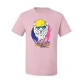 thumbnail image 2 of Funny Lion Tiger King Hey All You Cool Cats and Kittens | Mens Animal Lover Graphic T-Shirt, Light Pink, X-Large, 2 of 3