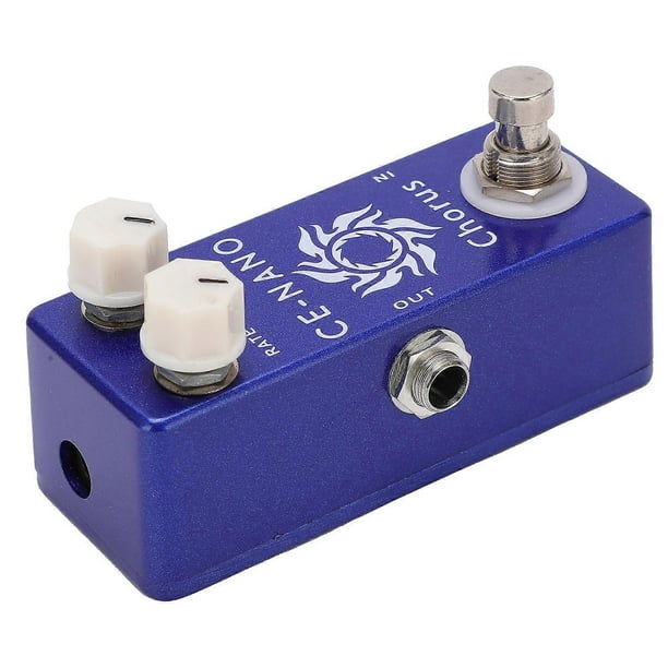 Analog Chorus Effect Metal Adjustable Electric Guitar Accessories with True Bypass Pedal