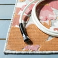 thumbnail image 4 of SAFAVIEH Cabana Blaire Floral Indoor/Outdoor Area Rug, Grey/Rose, 9' x 12', 4 of 11