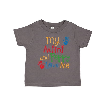 

Inktastic Mimi and Pappy Love Me Gift Toddler Boy or Toddler Girl T-Shirt