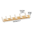thumbnail image 3 of Miogawg Coat Rack Wall Mount, Entryway Hooks, Wall Hooks Coat Hooks For Hanging Coat Clothes Hat Bag Purse Key And Towel, 3 of 7