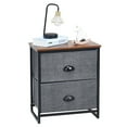 thumbnail image 2 of Patiojoy 2-Drawer Nightstands Organizer End Table Storage Unit Bedroom, 2 of 5