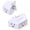 PURPLE, variant on JcBlaon White Multi Plug Outlet Extender 2 Pack Electrical Wall Splitter 3 Way Angled Outlet Adapter Cruise Essentials ETL Listed 1875W Small Multiple Plug Expander for Bathroom Kitchen Office
