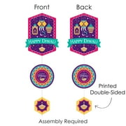 Big Dot of Happiness Happy Diwali - Festival of Lights Party DIY Dangler Backdrop - Hanging Vertical Decorations - 30 Pieces