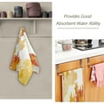 thumbnail image 2 of Japanese Fall Leaves Hand Towels 2 PCS, Vintage Maple Clouds Kitchen Towel Ultra Soft and Highly Absorbent,Decorative Fingertip Face Towel for Bathroom Hotel, 28.3"x14.4", 2 of 5
