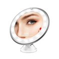 thumbnail image 4 of Led 10x Magnifying Make Up Mirror Can Locking Suction Cup&360degree Rotating Adjustable /travel/bat, 4 of 5