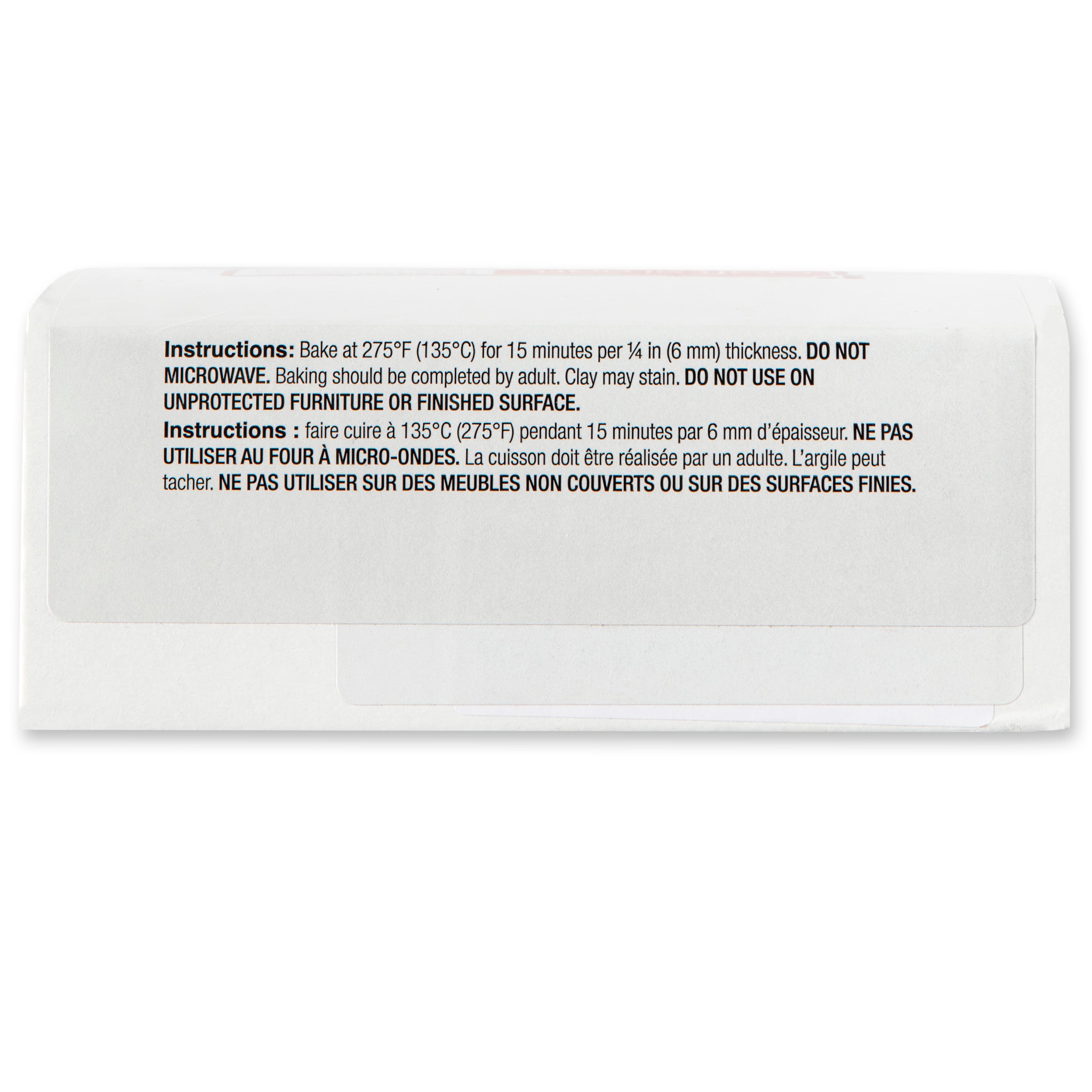 Craft Smart Oven-Bake Polymer Clay, White, 3 lbs photo 5