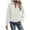 White, variant on Womens Lightweight Full Zip up Jackets Long Sleeve Lapel Collar Coats Fall Winter Fashion Casual Outerwear New Business Casual Jackets for Women Pinky L