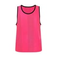 thumbnail image 4 of Men'S Tank Tops Solid Color Sleeveless Casual Side Wide Fork Fitness Sports Gar Loose Vest T Shirts Holiday Wear,Pink,XL, 4 of 4