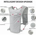 thumbnail image 2 of c Running Hydration Vest Backpack,Lightweight Insulated Pack  Water Bladder Bag Daypack for Hiking Trail Running Cycling Race Marathon for Women Men (Black), 2 of 4