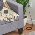 thumbnail image 5 of onn 10ft iPhone Charger Cord, MFi Certified Lightning to USB-A Charging Cable & iPad Charger, Black, 5 of 10