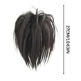 thumbnail image 2 of Xihbxyly Iniciar sesión en mi cuenta Peluca de mujer con clip de agarre estilo cabeza de pollo peluca de simulación de cabello falso contrato, 2 of 2
