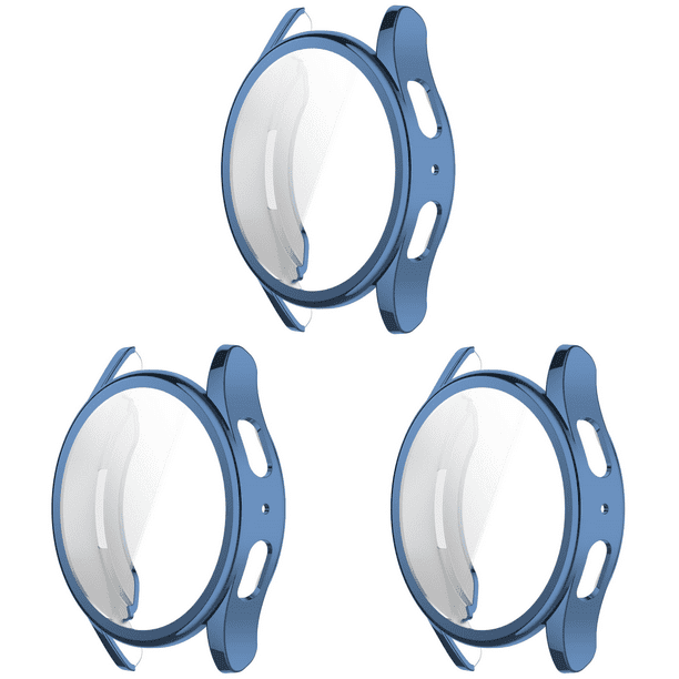 Protector Pantalla Funda Protectora Completa TPU para Galaxy Watch 7 (40 Mm) Azul