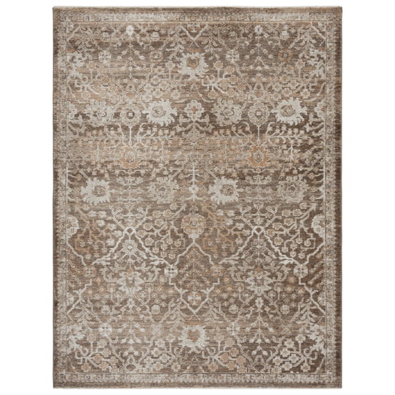 SAFAVIEH Hazel Marissa Oriental Area Rug, Brown/Ivory, 8' x 10'