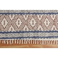 thumbnail image 5 of Casavani Geometric Rug Blue Kitchen Durries Handmade Cotton Rugs 12x18 Feet, 5 of 5