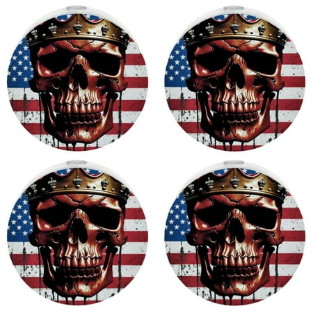 

LED Night Light Lamp with Smart Sensor Dusk to Dawn Sensor 4-Pack for Bedroom Bathroom Hallway White 0.5W Plug-in Skull