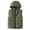 1#Army Green, variant on Kiijoy Toddler Boys Warm Padded Vest Winter Solid Sleeveless Jacket Outerwear, Sizes 3-4