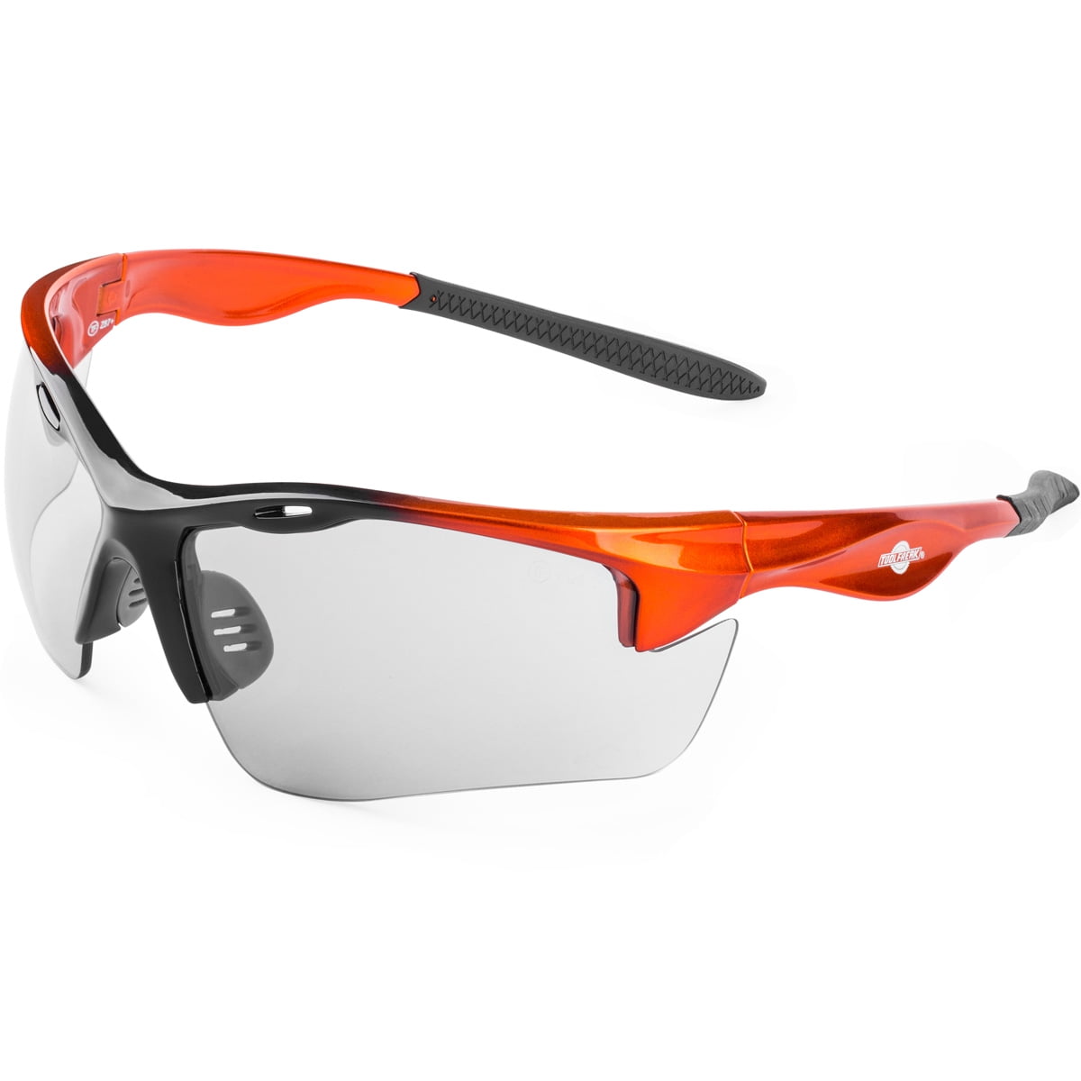 ToolFreak Rebel Safety Glasses Indoor Outdoor Lens Light Gray, Impact
