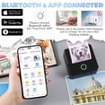 thumbnail image 4 of SLOK Mini Bluetooth Photo Printer with 10 Rolls Printing Paper，Black, 4 of 10