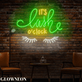 thumbnail image 3 of Glowneon It's Lash O'clock Neon Led Sign For Eyelash Salon Wall Decor, 3 of 5