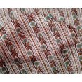 thumbnail image 4 of oneOone Silk Tabby Fabric Leaves & Floral Block Decor Fabric Printed BTY 42 Inch Wide, 4 of 5