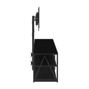 Whalen Spectrum 3-in-1 TV Stand for TVs up to 82”, Black Finish