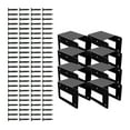 thumbnail image 2 of simhoa Support à Bois de Chauffage Extérieur Intérieur Acier Robuste pour Rangement de Bûches Intérieur Extérieur 8 Pcs, 2 of 8