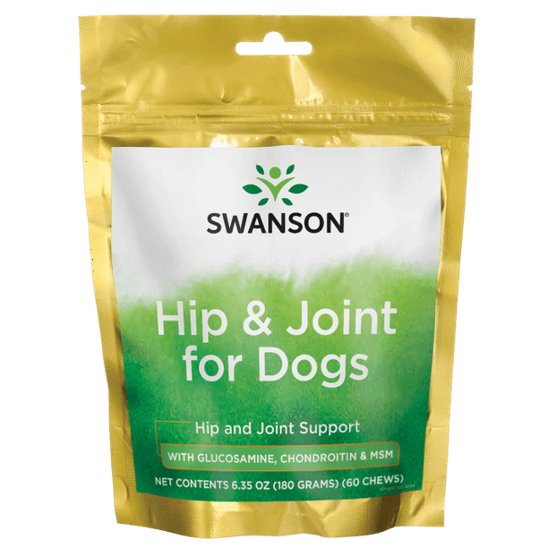 Swanson Glucosamine & Chondroitin for Dogs Hip & Joint with Msm 6.35 oz