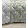 thumbnail image 3 of Butterfly Down Alternative Comforter, Monochrome Style of Various Flying Insects Botanical Elements, Microfiber Quilt for All Season, 5 Sizes, Pale Seafoam and White, by Ambesonne, 3 of 3