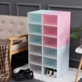 thumbnail image 3 of Stackable Storage Shoe Box Womens Mens Shoes Container Clear Closet Shoes Shelf Plastic Shoe Organizer Storage Shoe Box, 3 of 10