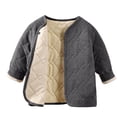 thumbnail image 3 of TAGOLD Kids Winter Coat Fleece Lined Thickened Warm Cardigan School Uniform Compatible Outerwear for Big Kids 4-16 Years Boys Girls Fall Winter, 3 of 5