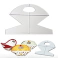 thumbnail image 3 of Acrylic Bowl Wrap Cookies Basket Template for Sewing a reference(Package:1pc Template)   Te Patchwork Ruler 10 inch, 3 of 9