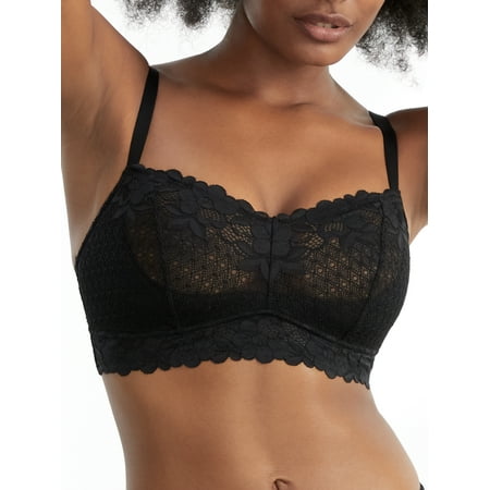 

Bare Womens The Essential Lace Curvy Bralette Style-A10255