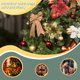 thumbnail image 5 of Advancent 10 piezas de flores artificiales de Navidad, flor de Pascua con purpurina, flor falsa reutilizable, manualidades DIY, fiesta de boda, Año Nuevo Kits de decoración para fiestas blanco Advancent HA008610-04, 5 of 6