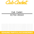 thumbnail image 2 of CUB CADET 732-05322 Extension Spring CB 2900 2800, 2 of 2