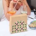 thumbnail image 3 of Yayeee Napkin Holder for Table Kitchen Paper Tissue Organization, Pink Symmetrical Stars, 3 of 8
