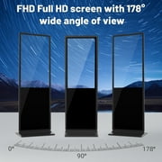 55 Inch Indoor Digital Signage Touchscreen Kiosk Floor Standing Advertising Display LCD Totem Interactive Monitor Android System with Auto Media Player