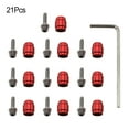thumbnail image 3 of Hose Fitting Kit 10PC Olive 10PC Insert with Wrench for Sram Hydraulic Brakes Red, 3 of 9