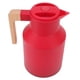 thumbnail image 4 of Jarra de café 1L de gran capacidad portátil estilo europeo mango de madera de haya 12h aislamiento térmico tetera cafetera roja, 4 of 10