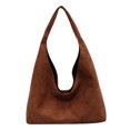 thumbnail image 1 of Bolso Gamuza para Mujer 2024 Nueva Axila Un Hombro Gran Capacidad C (marrón Claro), 1 of 9