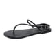 thumbnail image 1 of Amzcrzy Zapatos de mujer,Zapatos de mujer,Zapatillas de mujer, Sandalias romanas con punta plana y puntera para mujer, de verano, a la moda, para playa Sandalias Mujer Zapatillas De Casa, 1 of 5