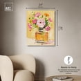thumbnail image 5 of Perfume Pastel Flowers Canvas Glamorous Feminine Wall Art by Art Remedy, Gallery Wrapped, 24" x 30", 5 of 7